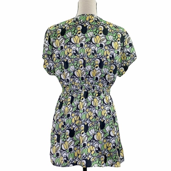 TWO Hearts Maternity Multicolored Geometric Blouse - Picture 2 of 12